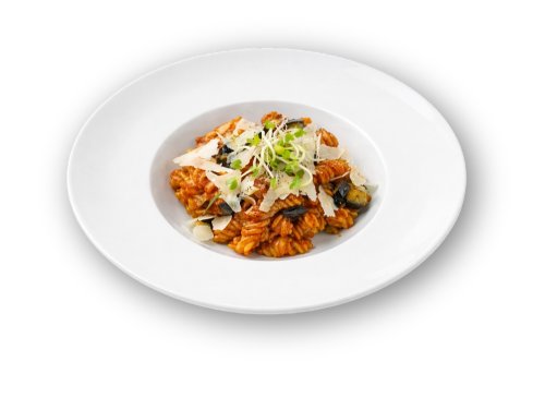 Padlizsános Fussili